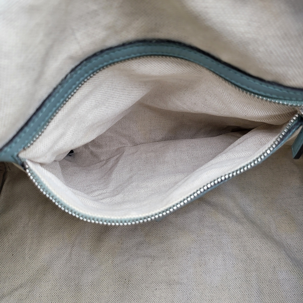 GUCCI Joy Medium GG Imprime Boston 30 Bag Light Blue..Authentic...!!! - Picture 13 of 16